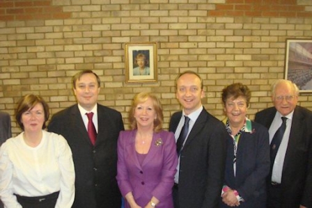 Epping Forest MP Eleanor Laing with Simon Jones (right)