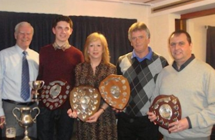 Epping Forest MP Eleanor Laing with Waltham Abbey Blues Fishing Society