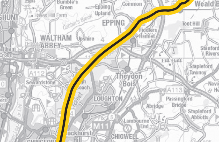 Map of Le Tour in Epping Forest