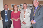 Eleanor Laing MP at Epping Forest District Museum with staff and Chairman