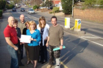 Eleanor Laing MP receives petition in Loughton Way