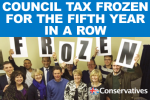 Council Tax Frozen for the Fifth Year