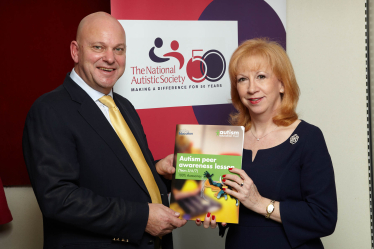 Epping Forest MP Eleanor Laing with Mark Anderson, from the Anderson Foundation