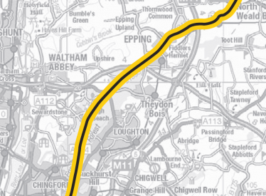Map of Le Tour in Epping Forest